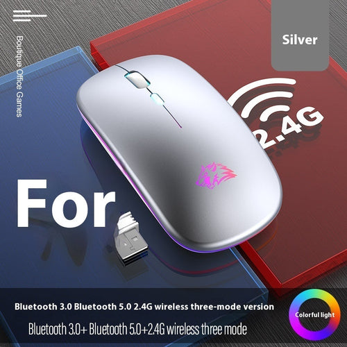 X15 Mute Wireless Mouse Charging Wireless Luminous Computer
